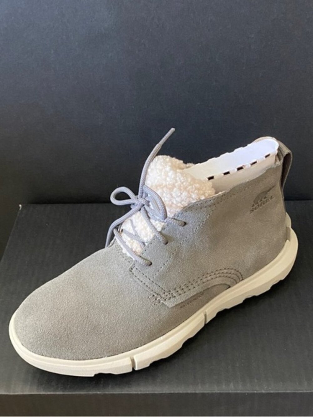 Sorel Explorer II Drift Quarry Dove Lace Up Booties Boots Shoes Multi Size NEW